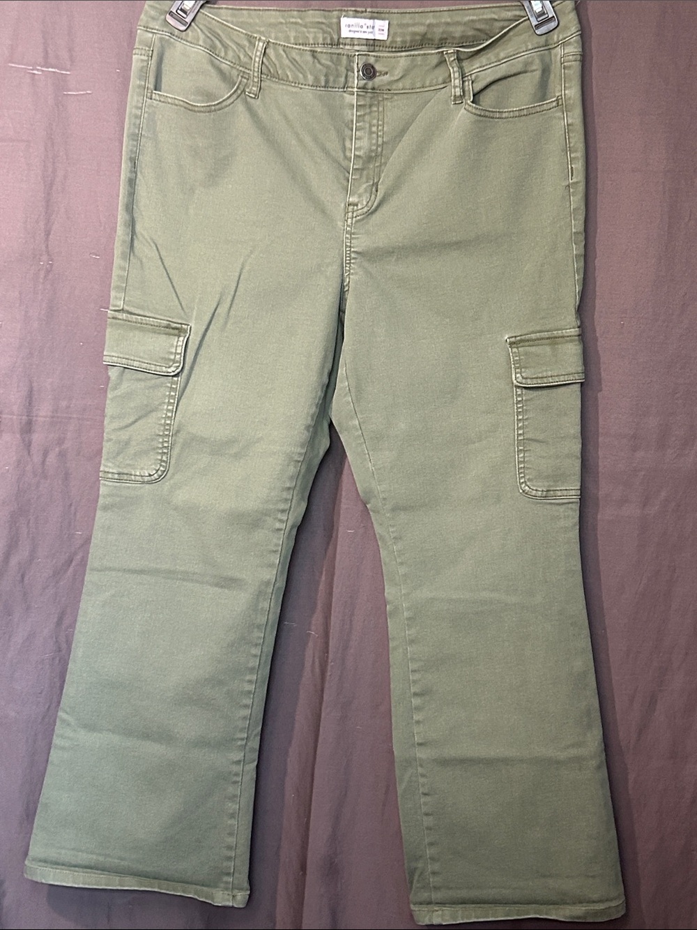 Olive Green Woman’s Cargo Pants